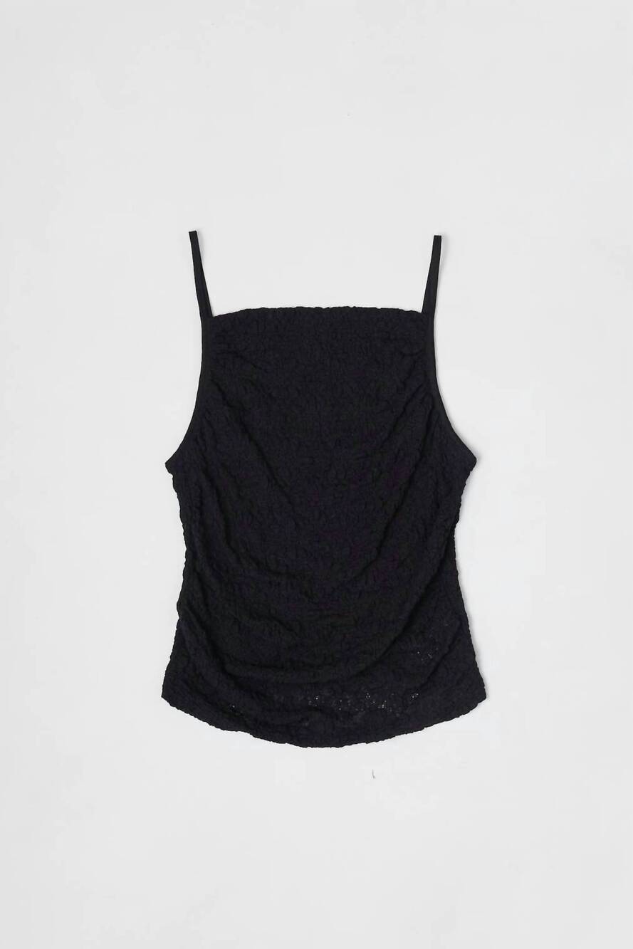 NEW MOD REF women's the viola tank top in black